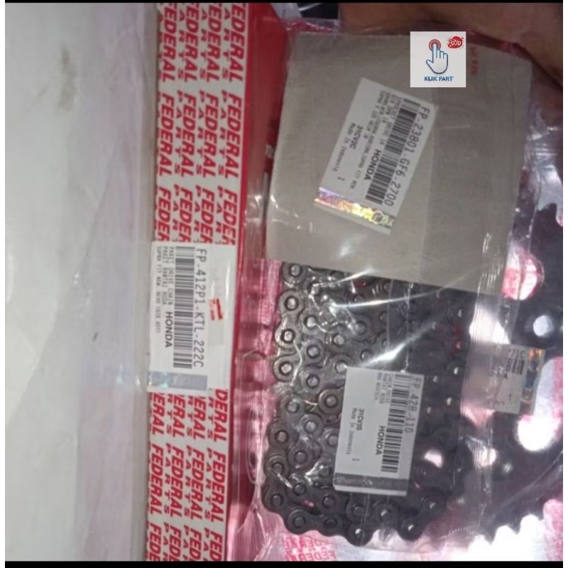 FP-412P1-KTL-222C gear set supra fit new federal