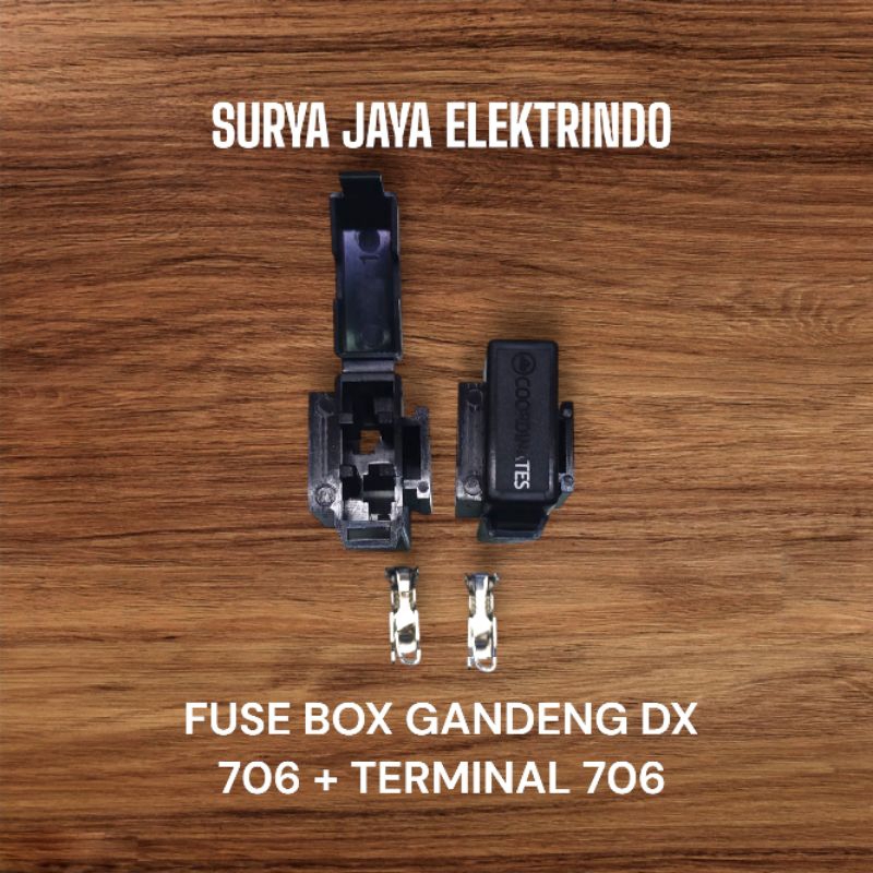 FUSE BOX / RUMAH SEKRING TANCAP GANDENG DX TYPE FB706 + TERMINAL 706