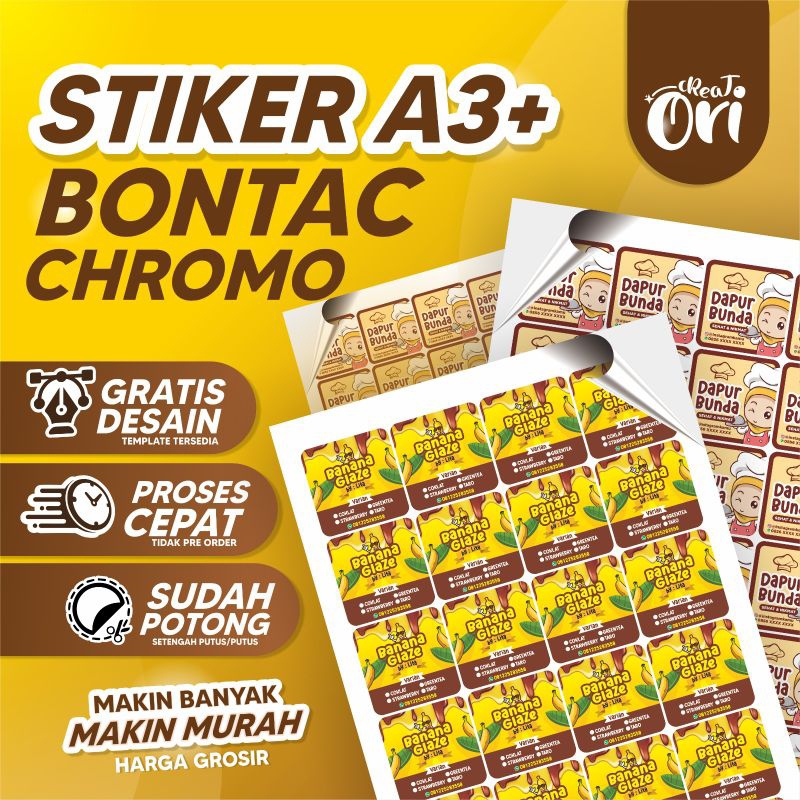 

Cetak Stiker Bontak A3+ Label Minuman Makanan✔️ Skincare Kosmetik✔️ Komunitas✔️ Termurah