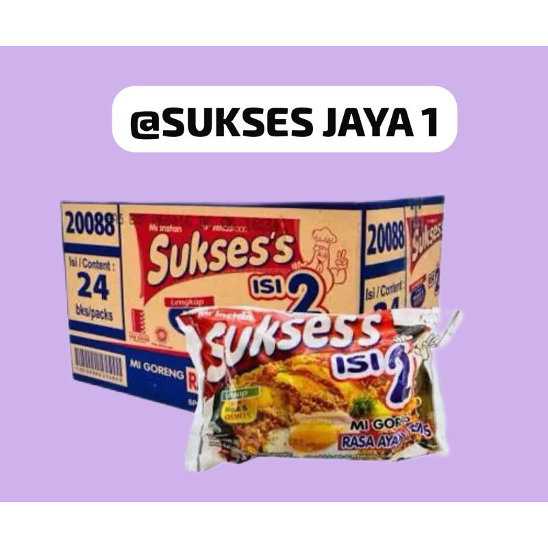

[1 DUS IS 24 BUNGKUS] SUKSES ISI 2 RASA AYAM KECAP