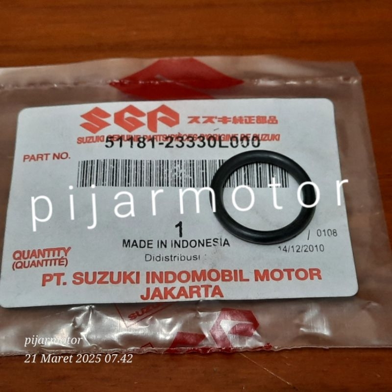 Karet O Ring Fork Inner Tube Cap Tutup As Shock Depan Atas Suzuki A100 RC 80 100 Bravo Sprinter Crys