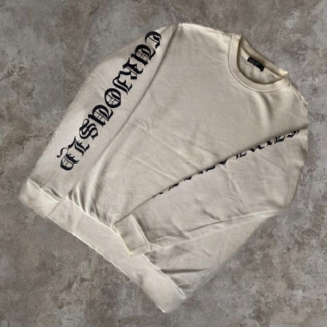The Best Jeans Crewneck White Second