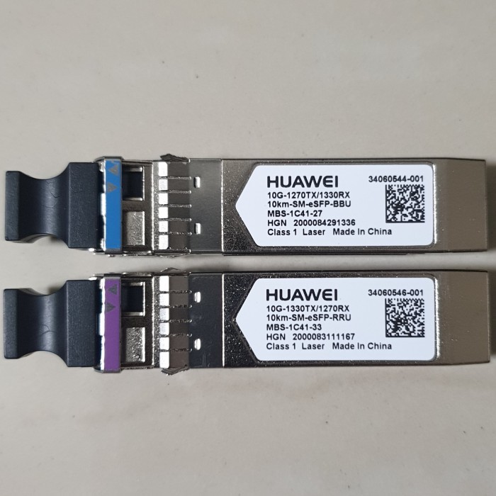 SFP+ BIDI HUAWEI 10G 10km Single Core (Sepasang)