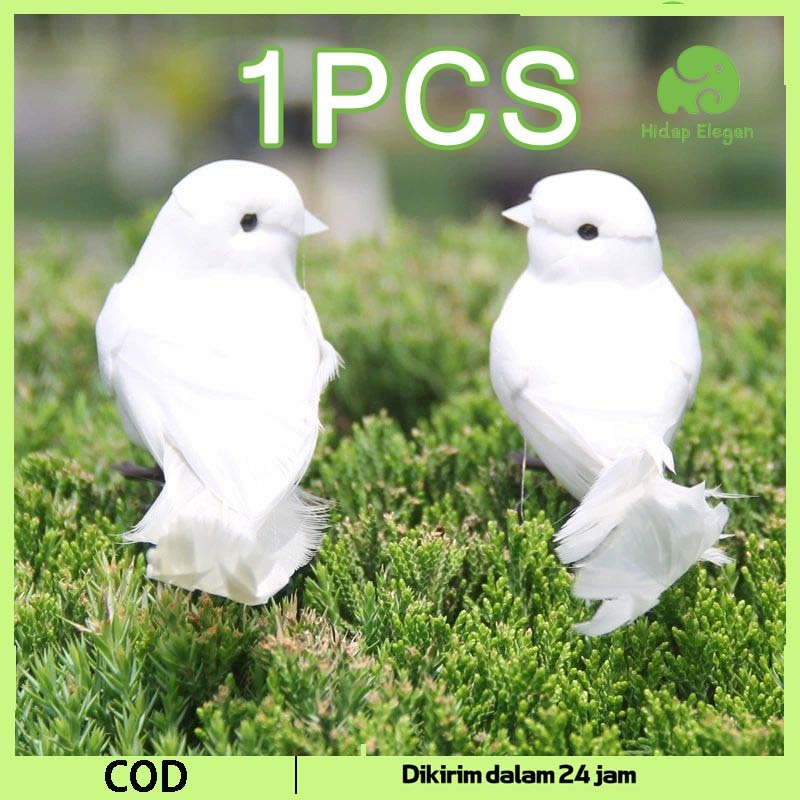 Burung Buatan Burung Imitasi Dekorasi Rumah Hiasan Burung Merpati Burung Artificial Boneka Figure Bu