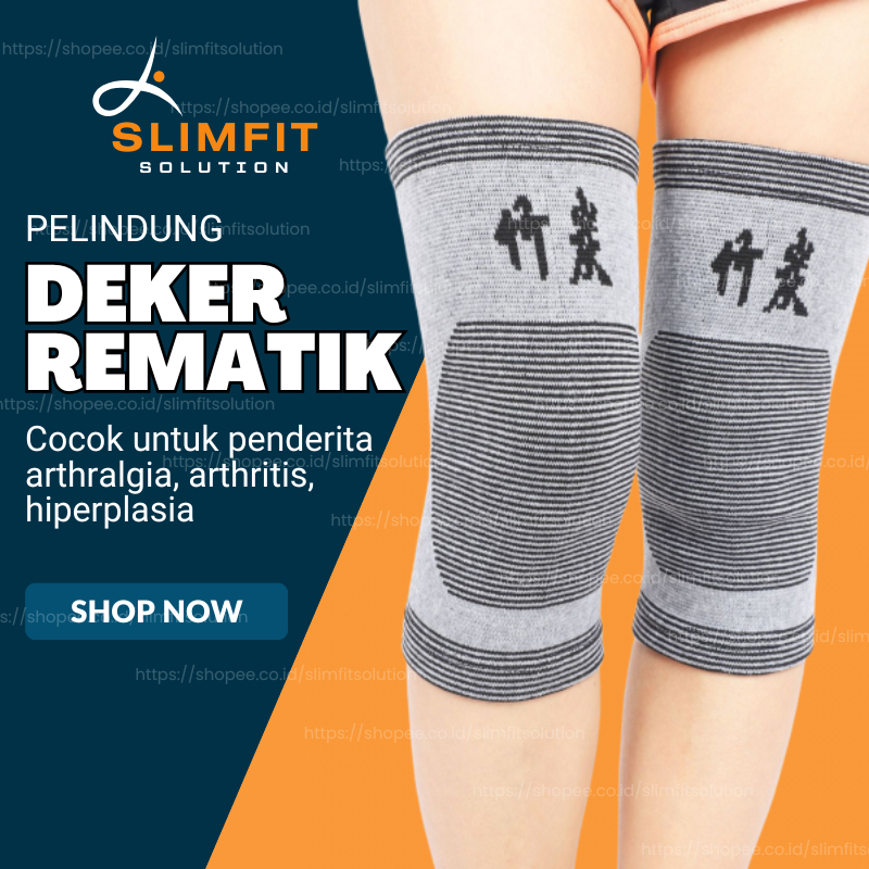 Pelindung Lutut Alat Kesehatan Pembalut Lutut Anti Rematik Bahan Serat Arang Bambu IMR-0503