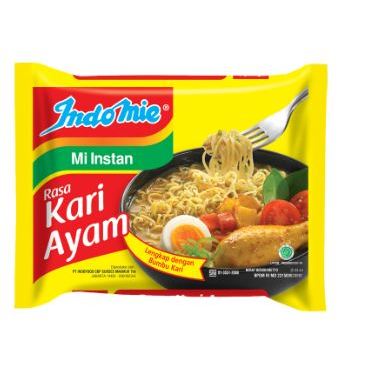 

Indomie Mi Instan Kari Ayam 70 g 5 Pcs