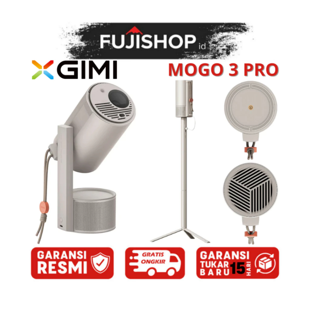 XGIMI MoGo 3 Pro With Powerbase Stand Garansi Resmi