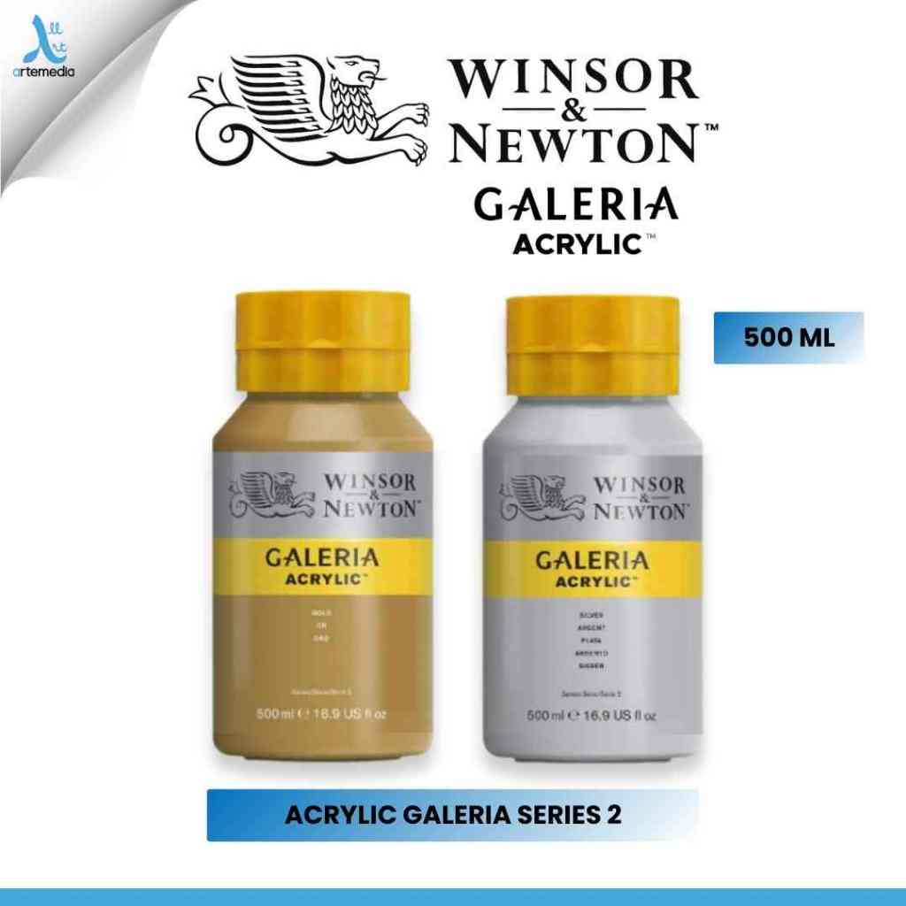 

Winsor & Newton Galeria Acrylic 500ml Series 2 Acrylic Paint Cat Akrilik