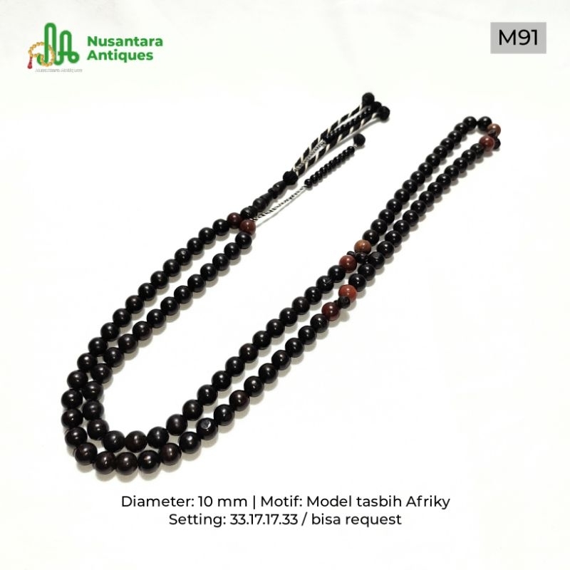 Tasbih Abanos Hitam Mix Kokka Mesir