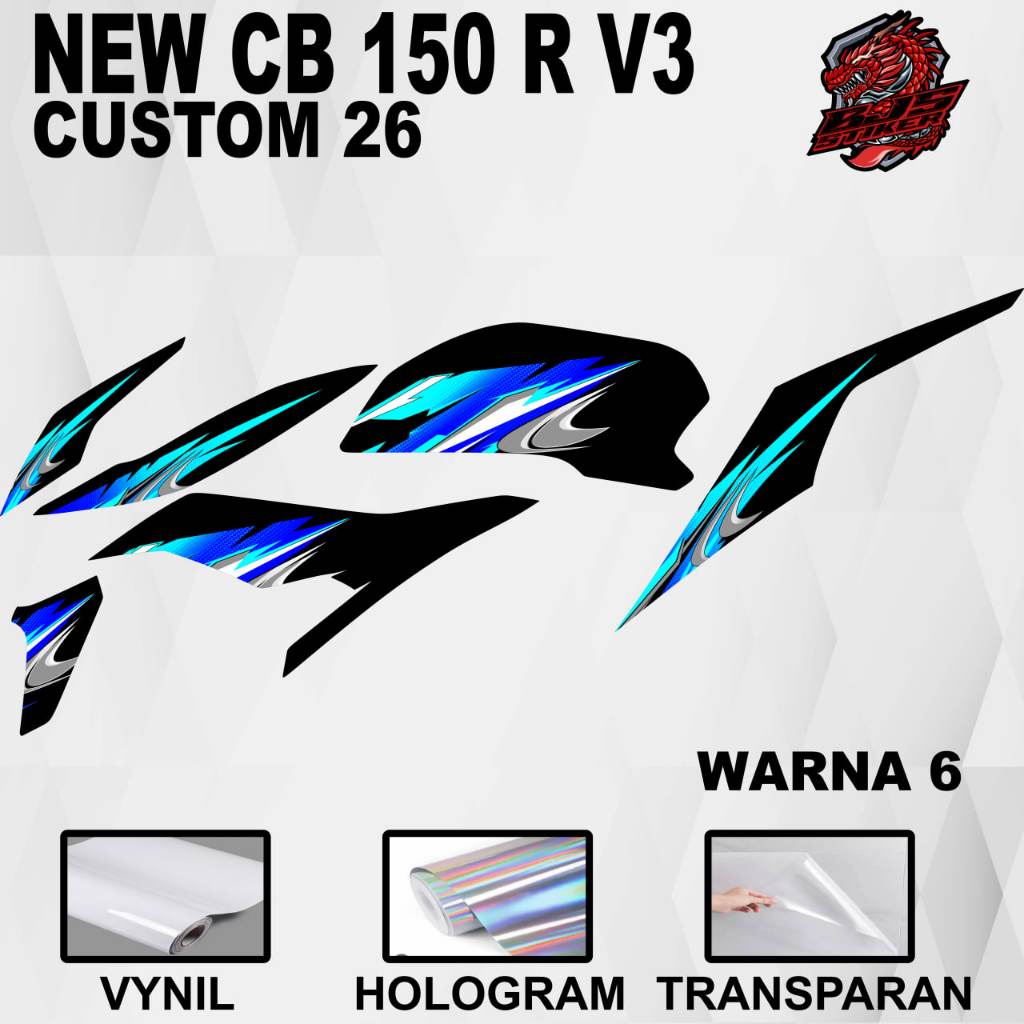 Stiker CB150R V3 New CB 150 r 2021 / Striping CB150R V3 New CB 150 r 2021 / Stiker Sticker Decal CB1