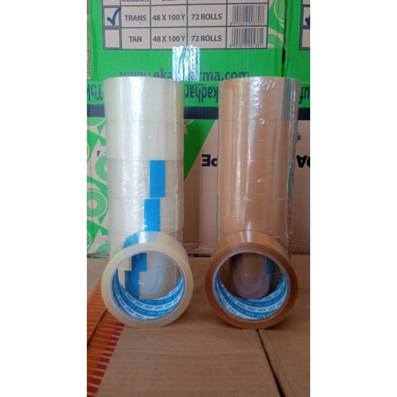 

Daimaru Eka Tape 45mm x 55y Tan/Trans, Box / 72 roll
