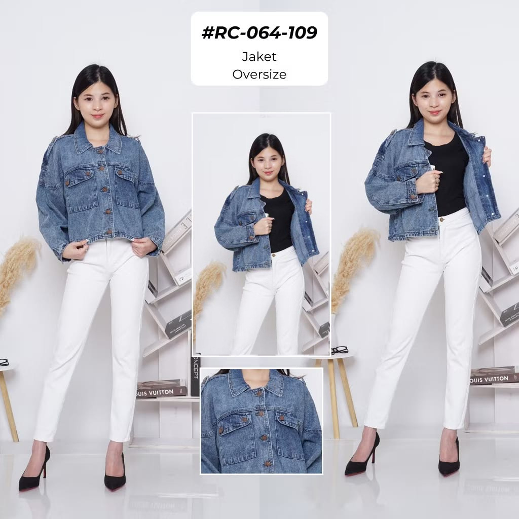 Jacket Jeans Wanita Jacket Denim Wanita Premium Kekinian