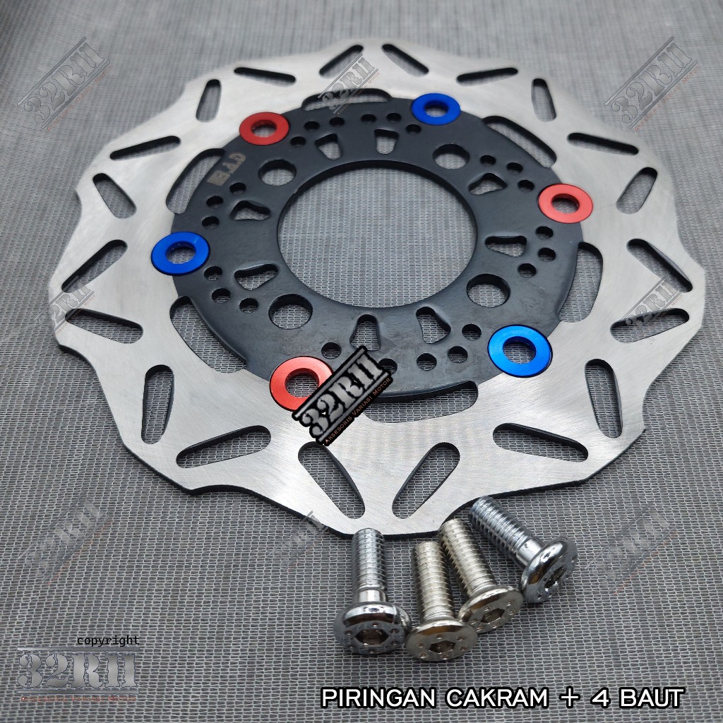 PIRINGAN CAKRAM + 4 BAUT MIO SMILE MIO SPORTY MIO SOUL MODEL 4 LOBANG BAUT