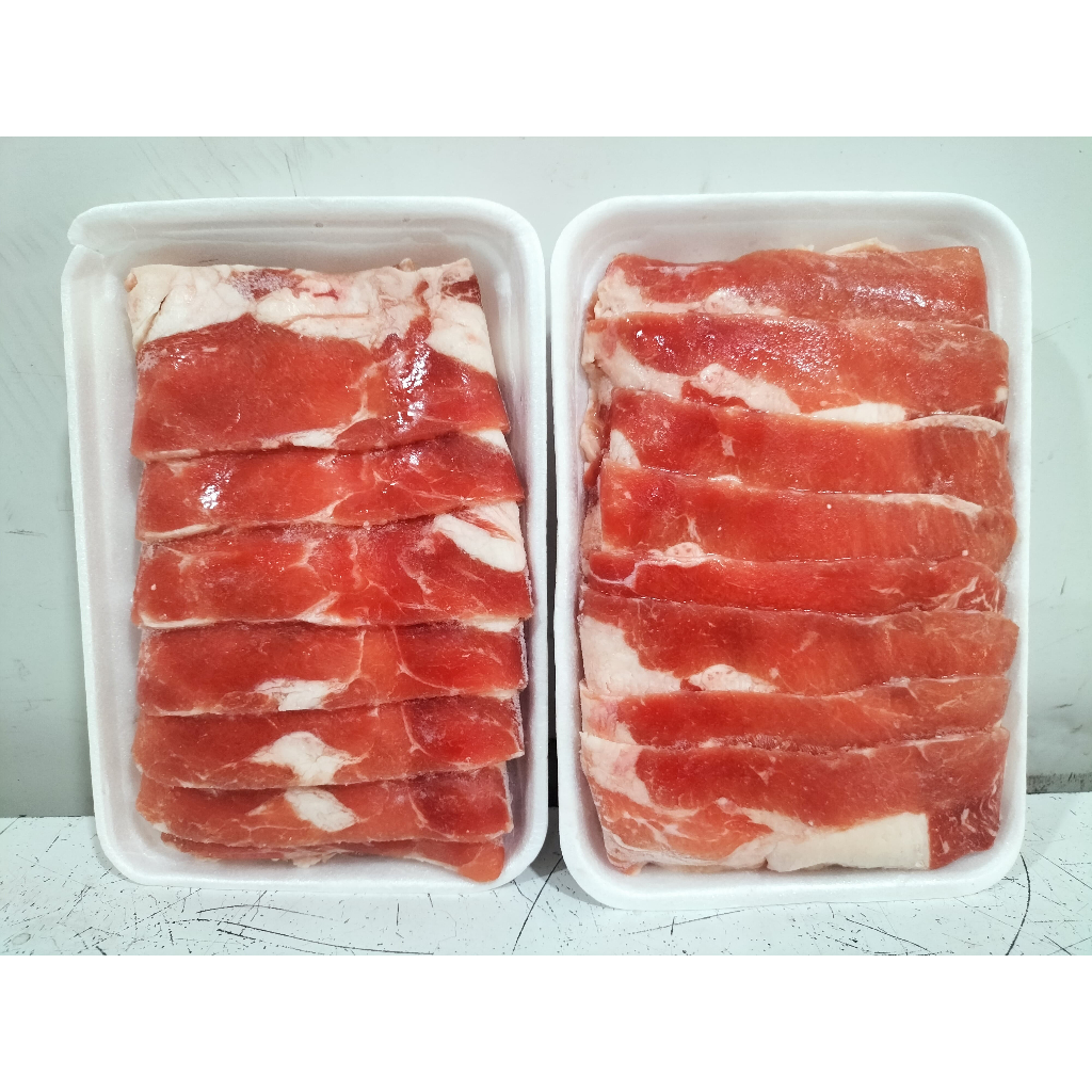 

500GR BEEF PLATE SHORTPLATE ALTERNATIF US DAGING SAPI GRILL SHABU
