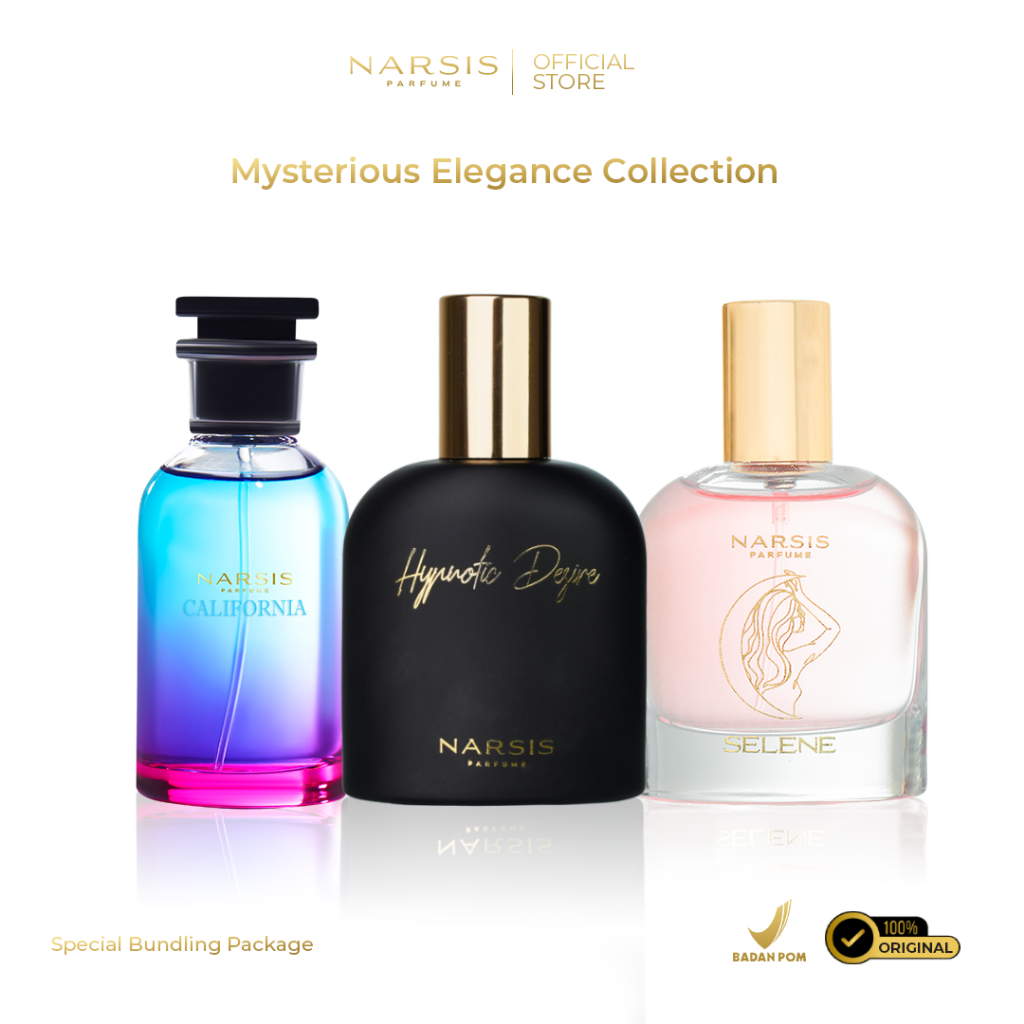 Exclusive Package - Narsis Hypnotic Desire 1pcs + Narsis California 1pcs + Narsis Selene 1pcs