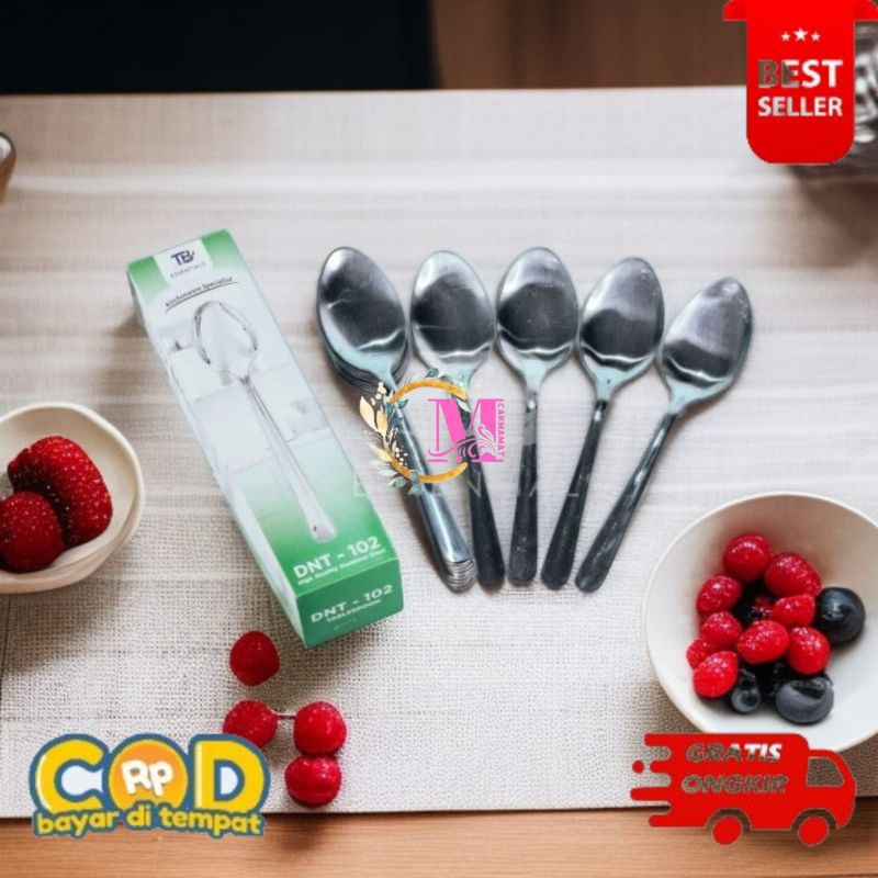 [CM] sendok garpu makan tebal stainless steel DNT-102