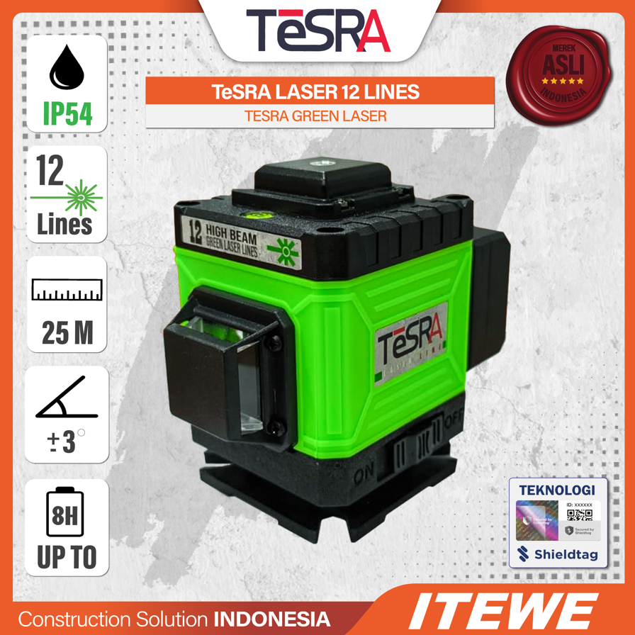 TESRA LASER 12 Lines (Green Laser)