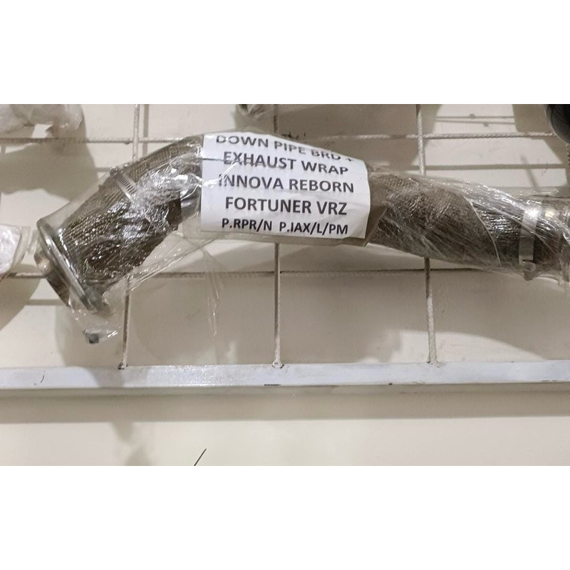 DOWNPIPE BRD EXHAUST WRAP INNOVA REBORN FORTUNER VRZ