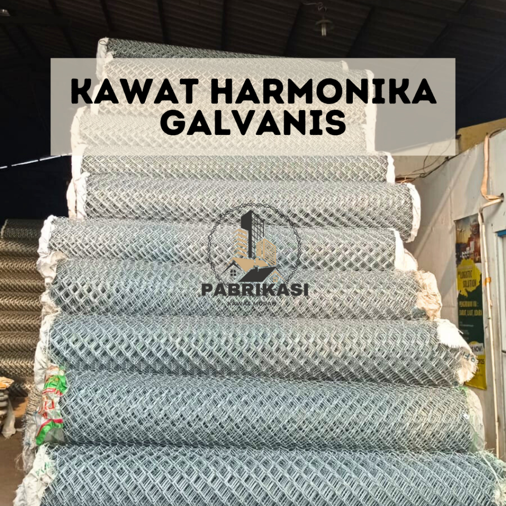 KAWAT HARMONIKA GALVANIS TEBAL 2 MM TERMURAH UNTUK PAGAR LAPANGAN | RUMAH | KEBUN DLL PABRIKASI TERM