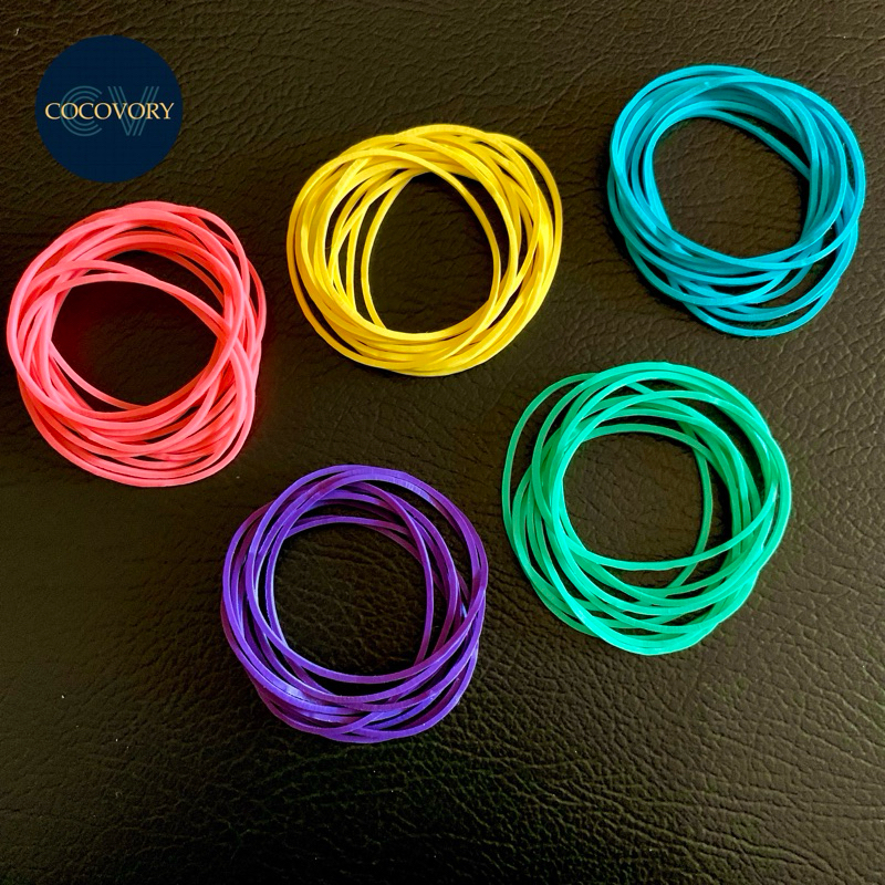 

Rubber bands karet gelang warna warni multicolor rainbow pelangi
