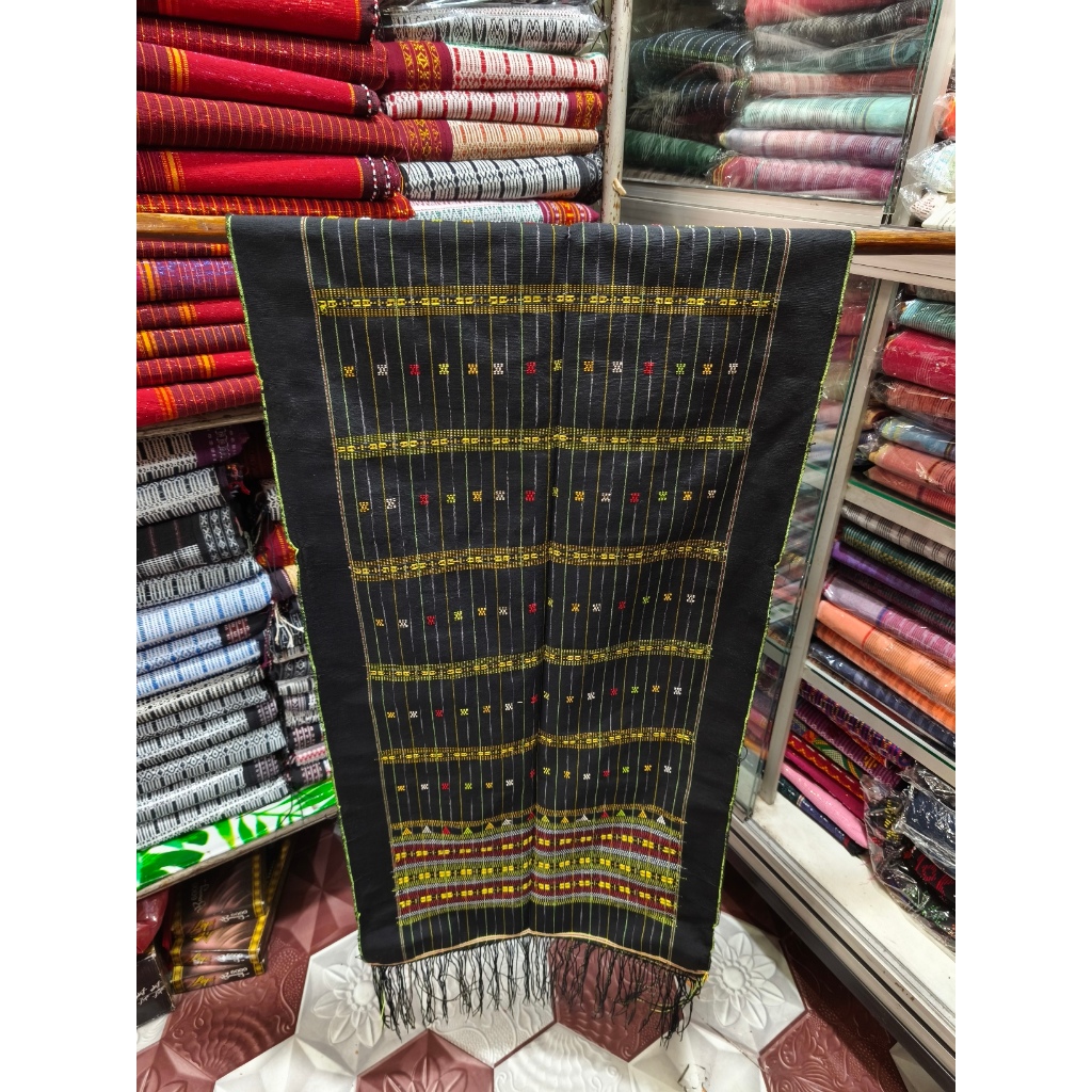 Ulos Simalungun Suri-suri Tenun Kacukcak Hitam II