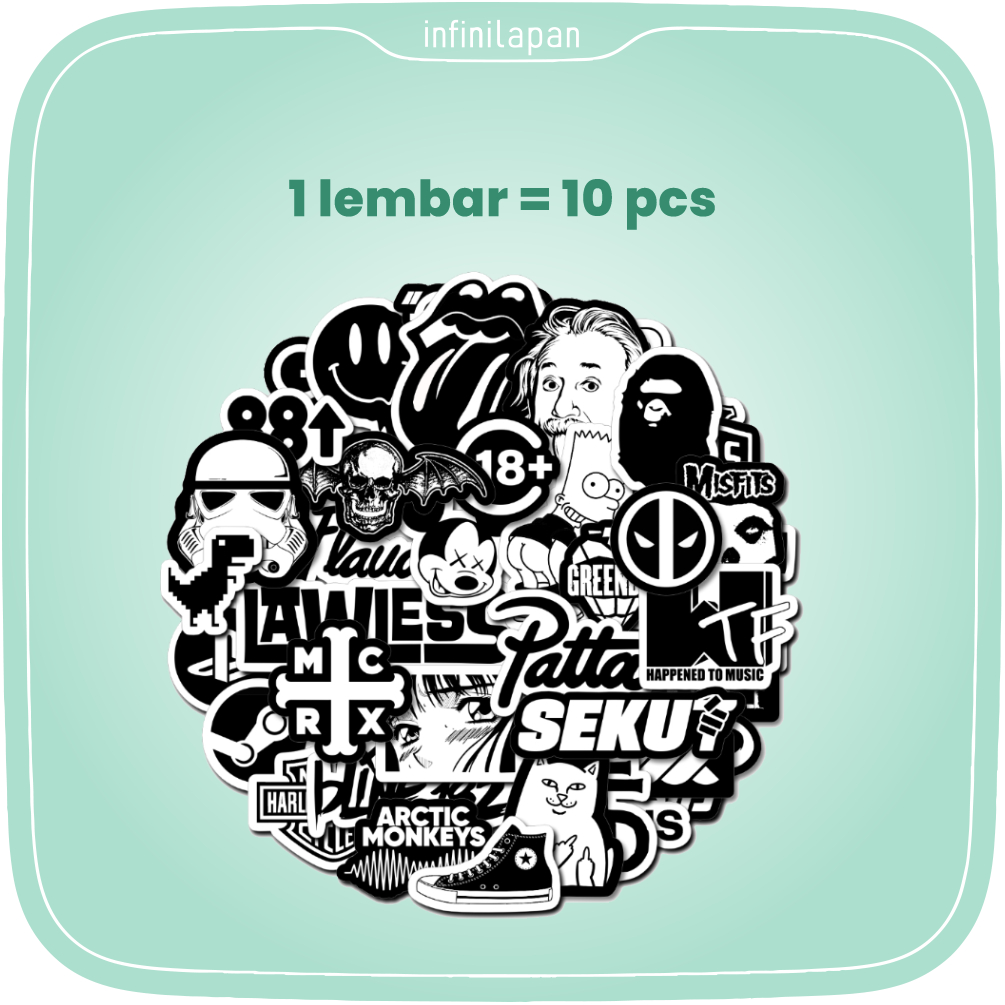 

Stiker Vinyl Gambar Random Waterproof Aesthetic – untuk Laptop, Motor, Helm, HP, Koper, Skateboard, Sepeda, dan Botol Minum – Paper Stationery Pack