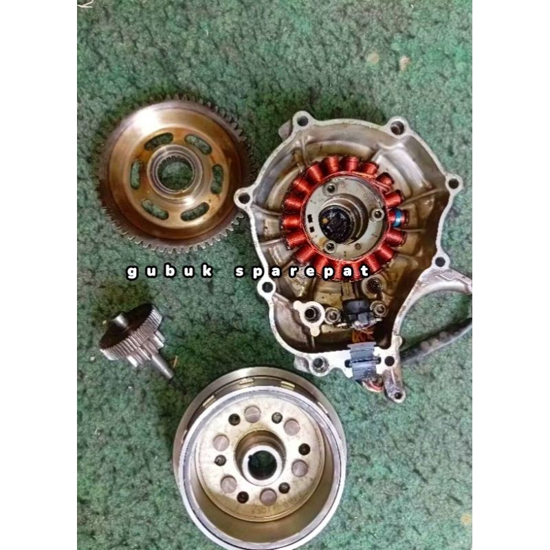 Blok Magnet Set Spul Vixion Old 3C1 / ORIGINAL COPOTAN