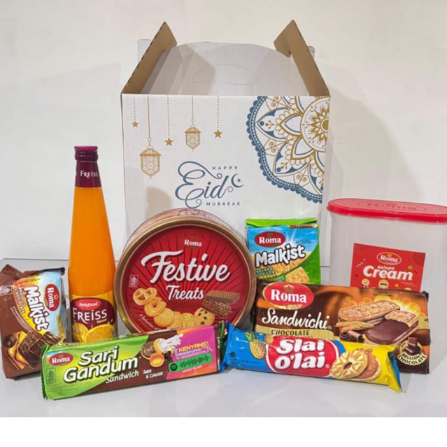 

READY - Hampers Ramadhan Hampers Lebaran Paket Lebaran Paket Ramadhan Parcell Ramadhan Parcell Lebaran Biskuit Sirup Free Box Cantik Free Toples