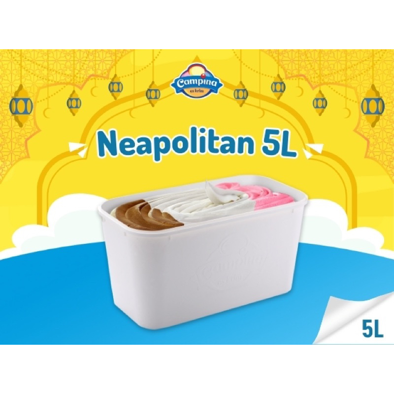 

Ice Cream Campina Neapolitan 5 Liter