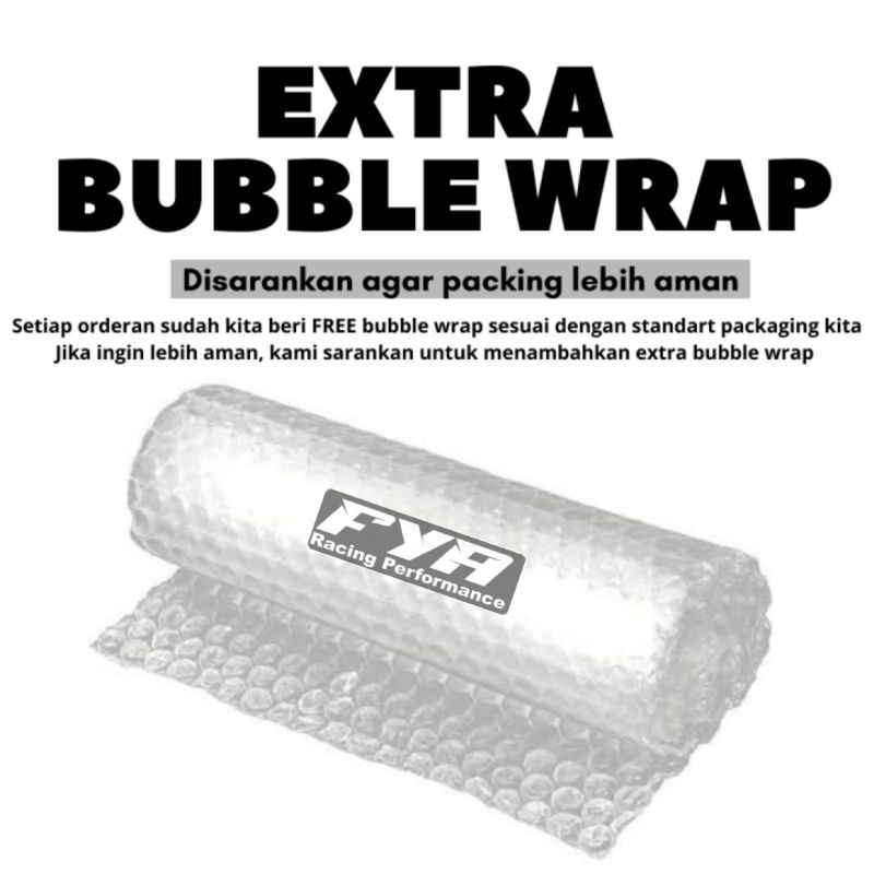

Extra Tambahan Bubble Wrap Tambahan Packing