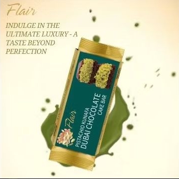 

Flair Pistachio Kunafa Dubai Chocolate Cake Bar