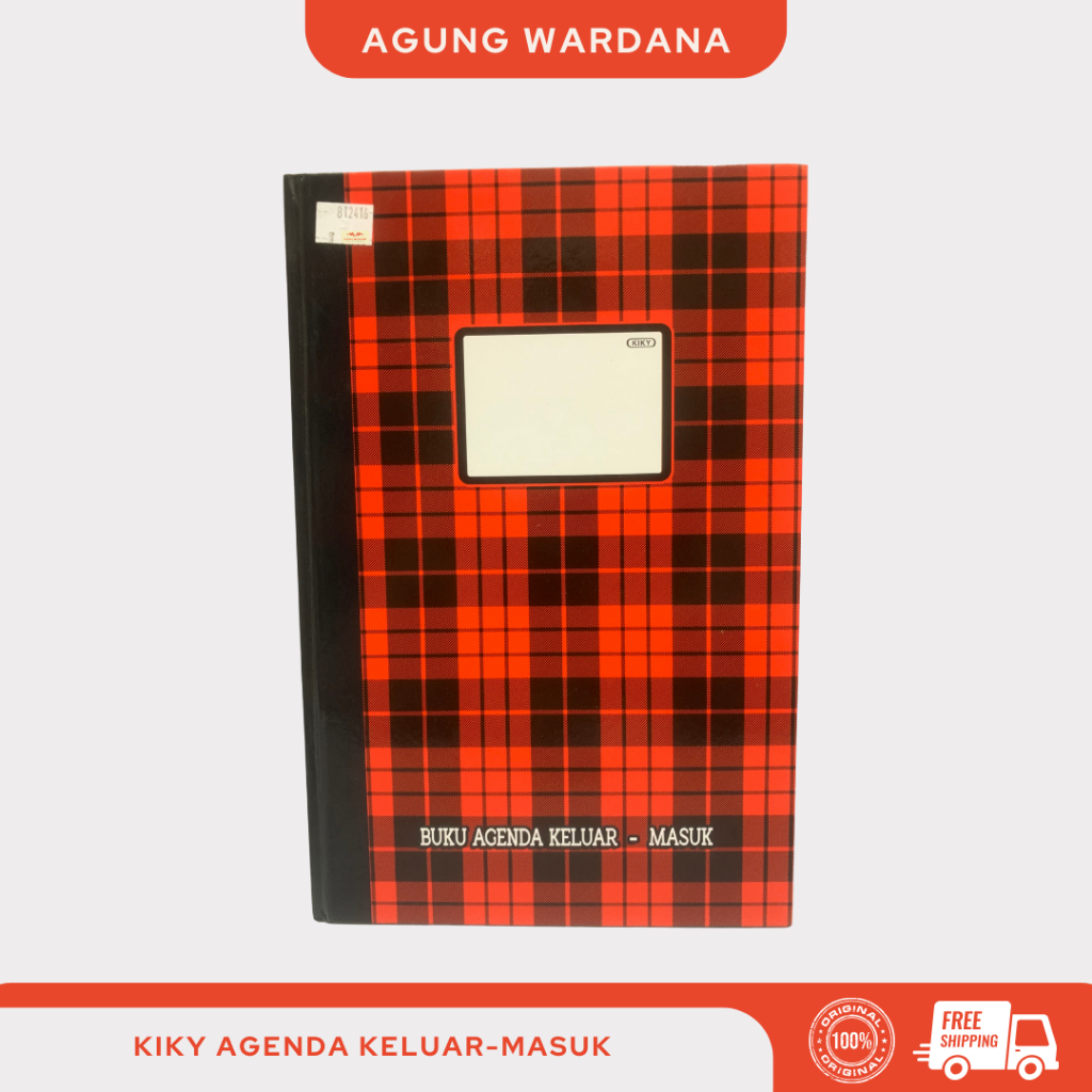 

KIKY BUKU HARD COVER AGENDA KELUAR-MASUK ISI 100 LEMBAR