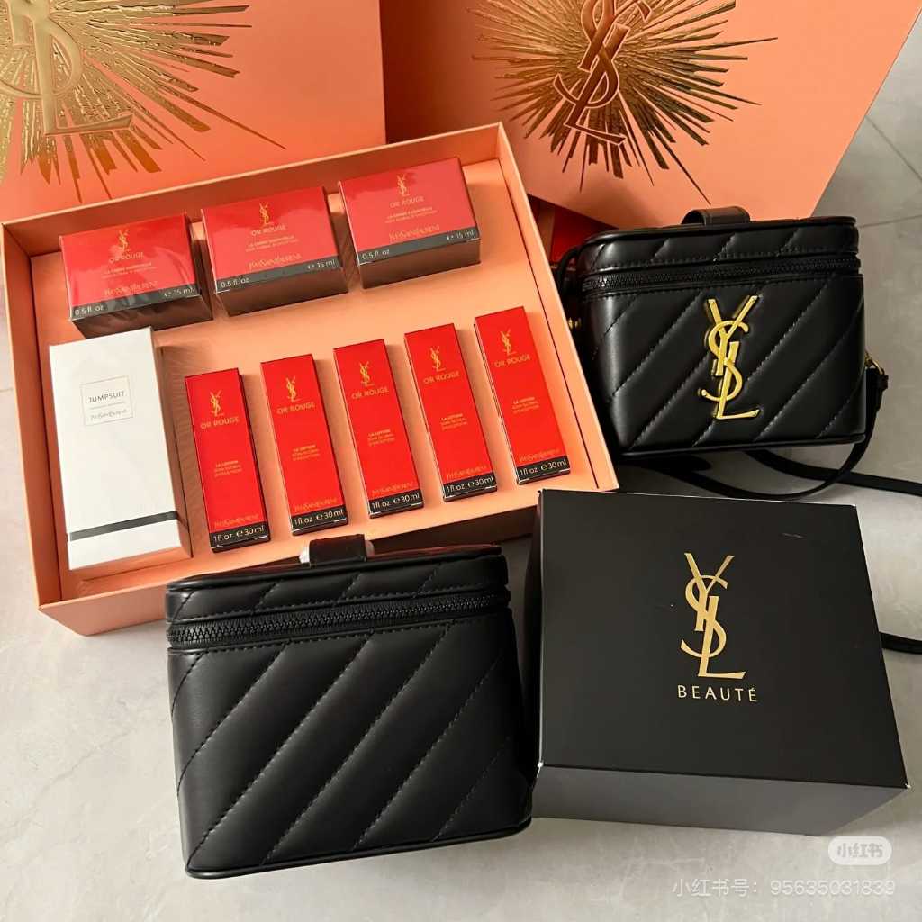 YSL Beauty - Tas Selempang - Pouch Makeup Black #8888