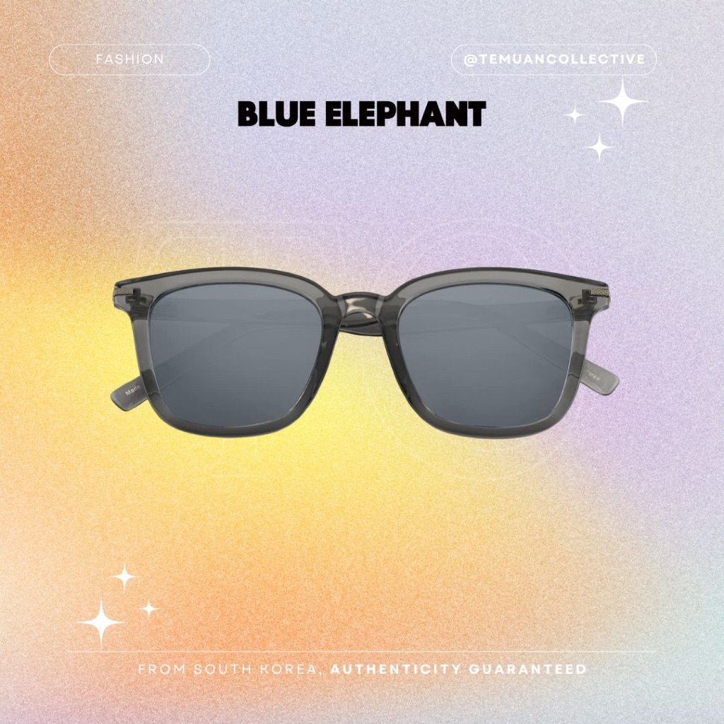 Blue Elephant DUSTIN Sunglasses - Authentic BlueElephant Sun Glasses / Kaca Mata Hitam Original Kore
