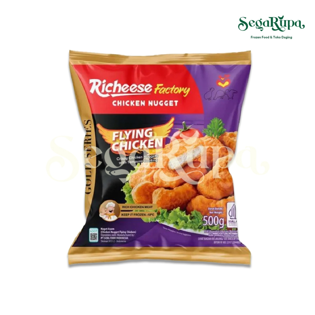 

RICHEESE FLYING CHICKEN 500gr - SEGARUPA FROZEN FOOD & TOKO DAGING