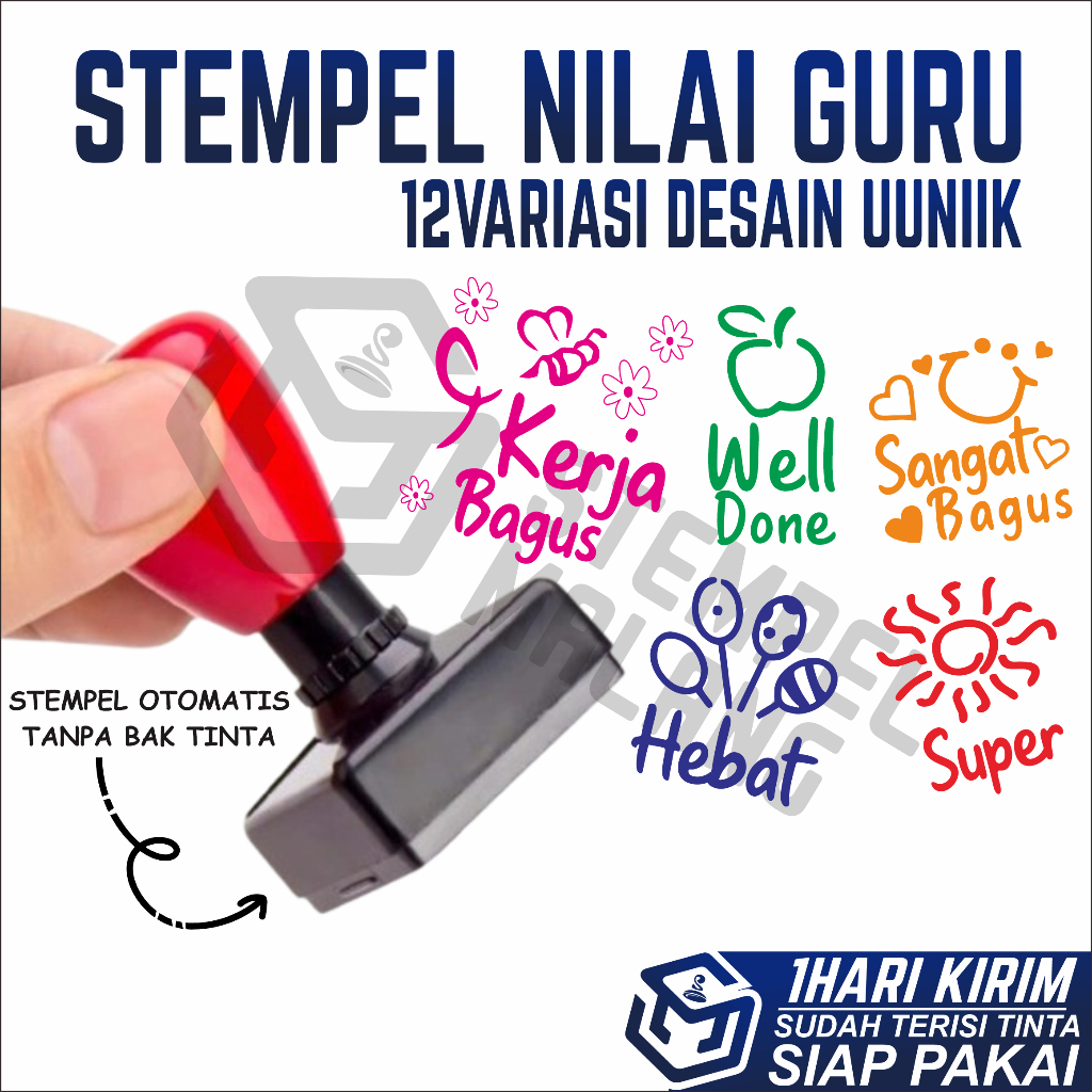 

STEMPEL NILAI GURU TK/SD,STAMPEL OTOMATIS MURAH