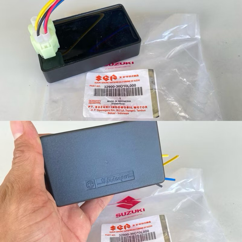 ORIGINAL SGP CDI Suzuki Shogun Sogun 110 set soket CDI Kebo GL Pro Max Neotech Megapro CB Tiger ECU 