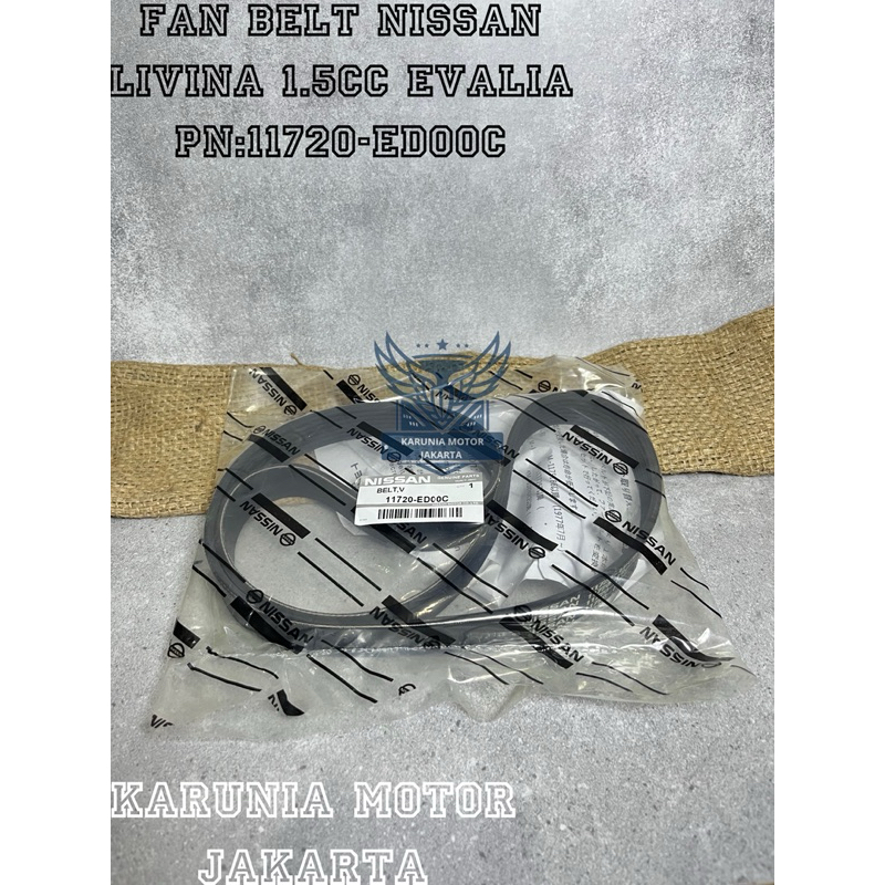 FANBELT V-BELT VANBELT NISSAN LIVINA LAMA 1500cc EVALIA 7PK1140 ORIGINAL