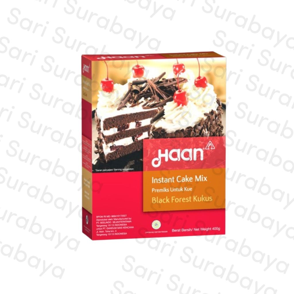 

Haan Instant Cake Mix Black Forest - 400 gr