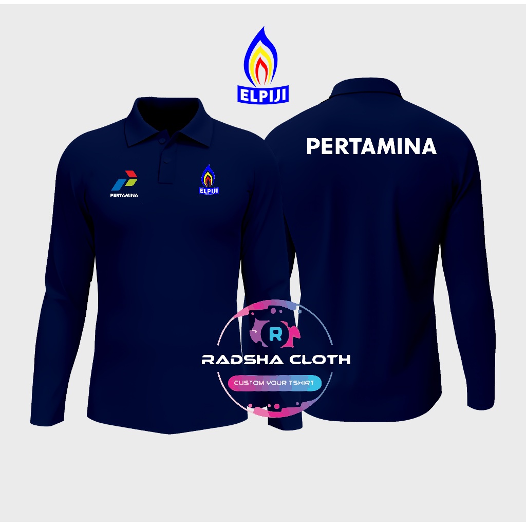 KAOS POLO SHIRT KERAH PERTAMINA ELPIJI - KAOS POLO ELPIJI - POLO PERTAMINA ELPIJI