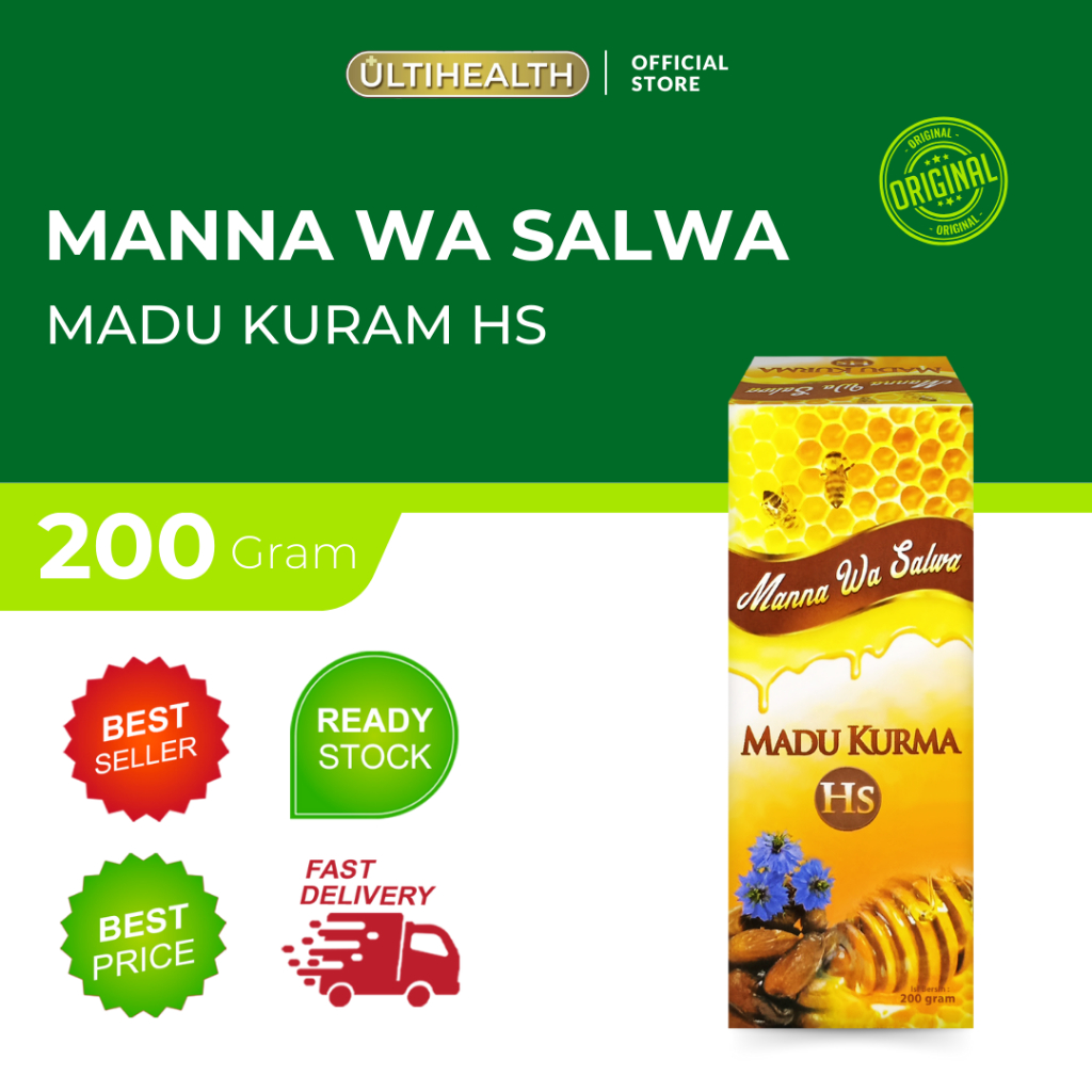 

Madu Kurma HS - Manna Wa Salwa - Madu Alami ISI 200 GR
