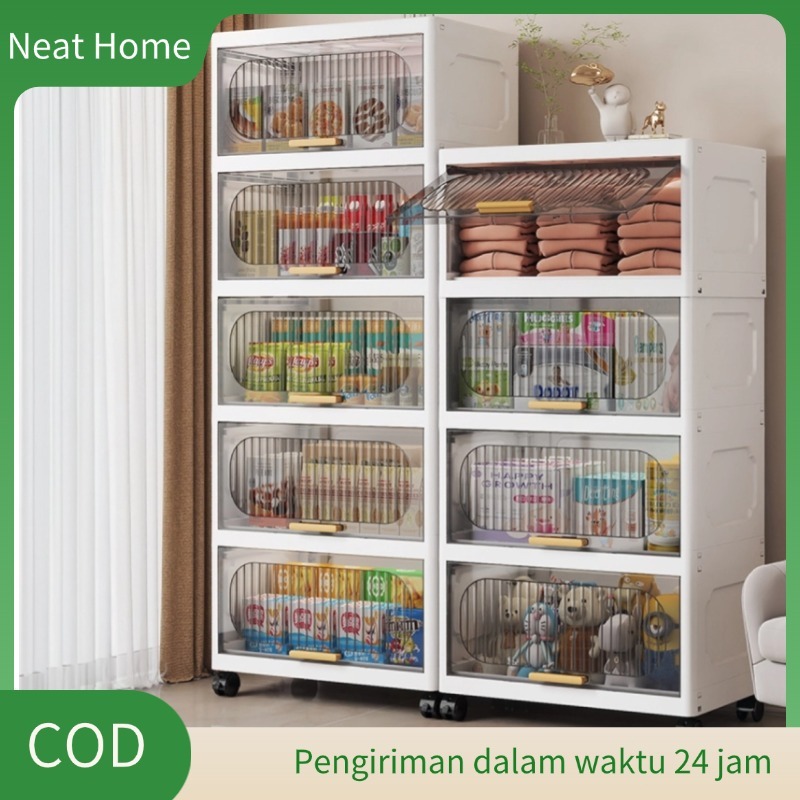 Lemari Pakaian Lipat, Lemari Kabinet, Lemari Penyimpanan, Lemari/Lemari Pakaian Portabel