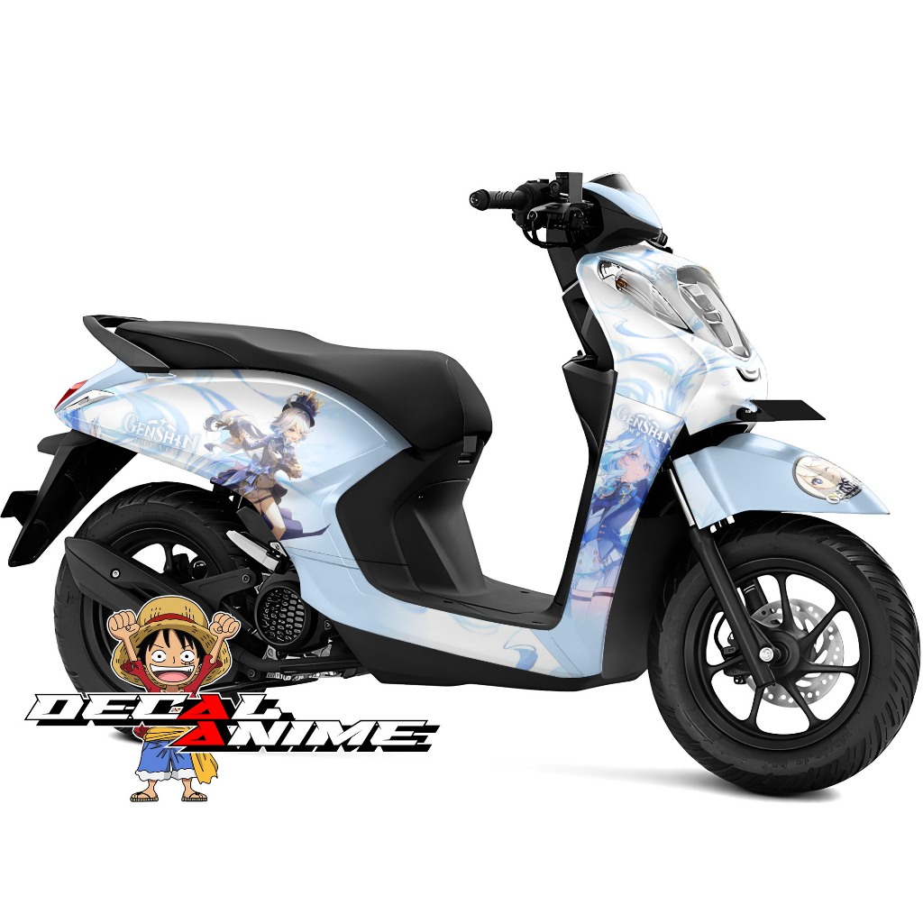 Stiker Decal Genio Full Body Sticker Genio Full Skotlet Variasi Anime -  Genshin Impact