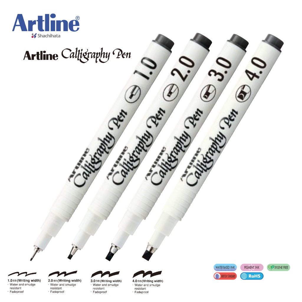 

Ballpoint Calligraphy Artline Pulpen Kaligrafi Lettering Pen EK-24N/AB