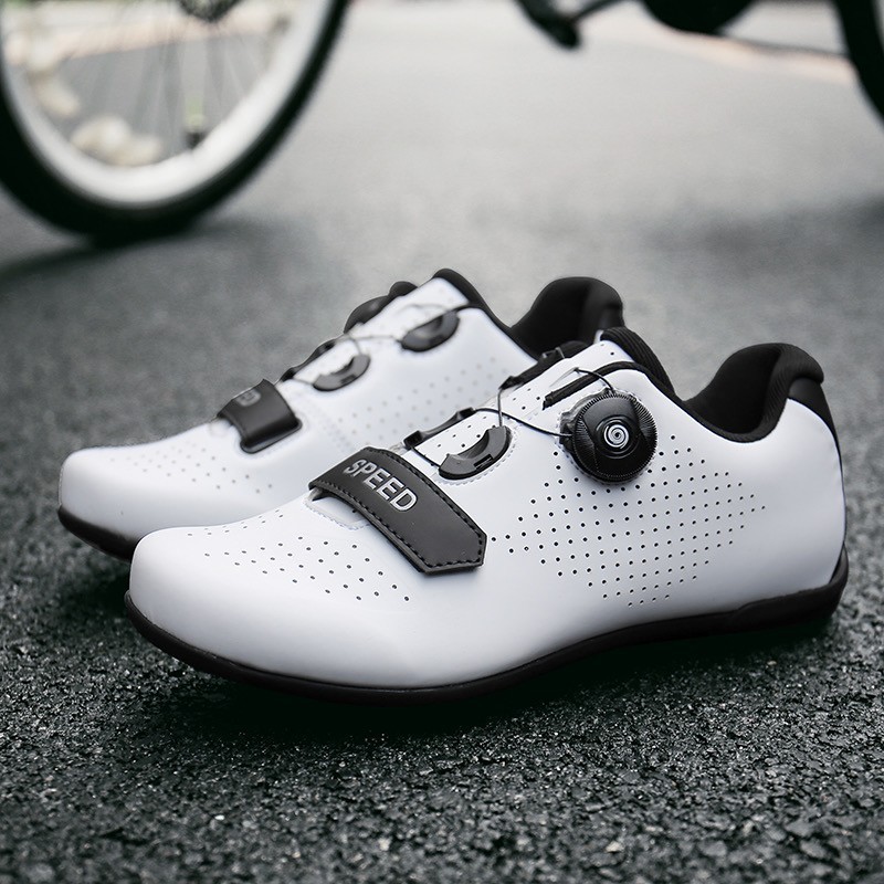 Sepatu Sepeda NON Cleat Sepeda Roadbike MTB Sport PUTIH