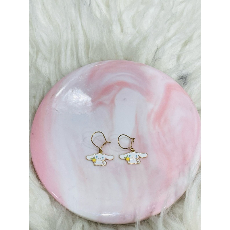 anting hooks anak motif karakter cinnamoroll emas asli kadar 700