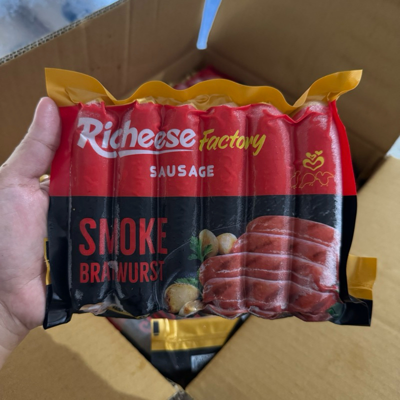 

Richeese factory smoke bratwurst 360gr