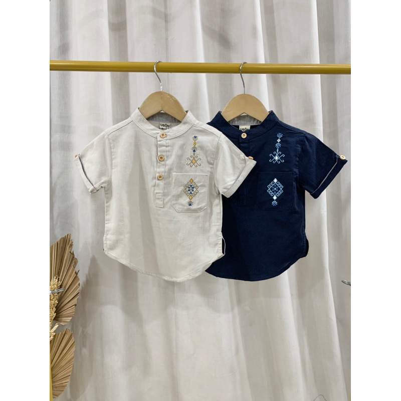 Koko Linen Bordir Anak Laki Laki