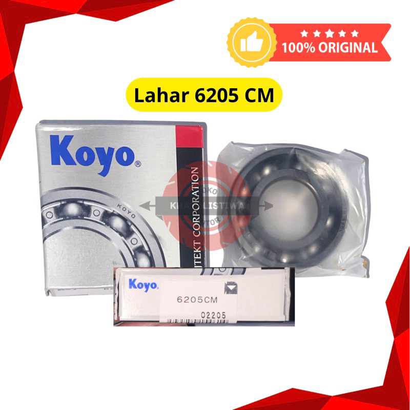 LAHAR 6205 CM KOYO LAHER 6205 BEARING ORIGINAL KOYO 100%