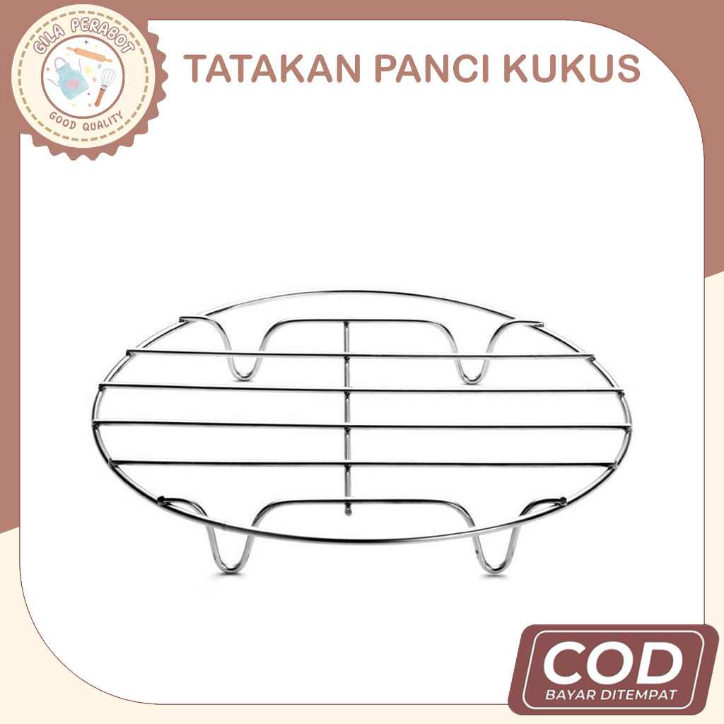 TATAKAN PANCI KUKUS MAKANAN STAINLESS STEEL / ALAS PANCI STAINLESS STEEL STEAM MAKANAN / Alas Kukus 